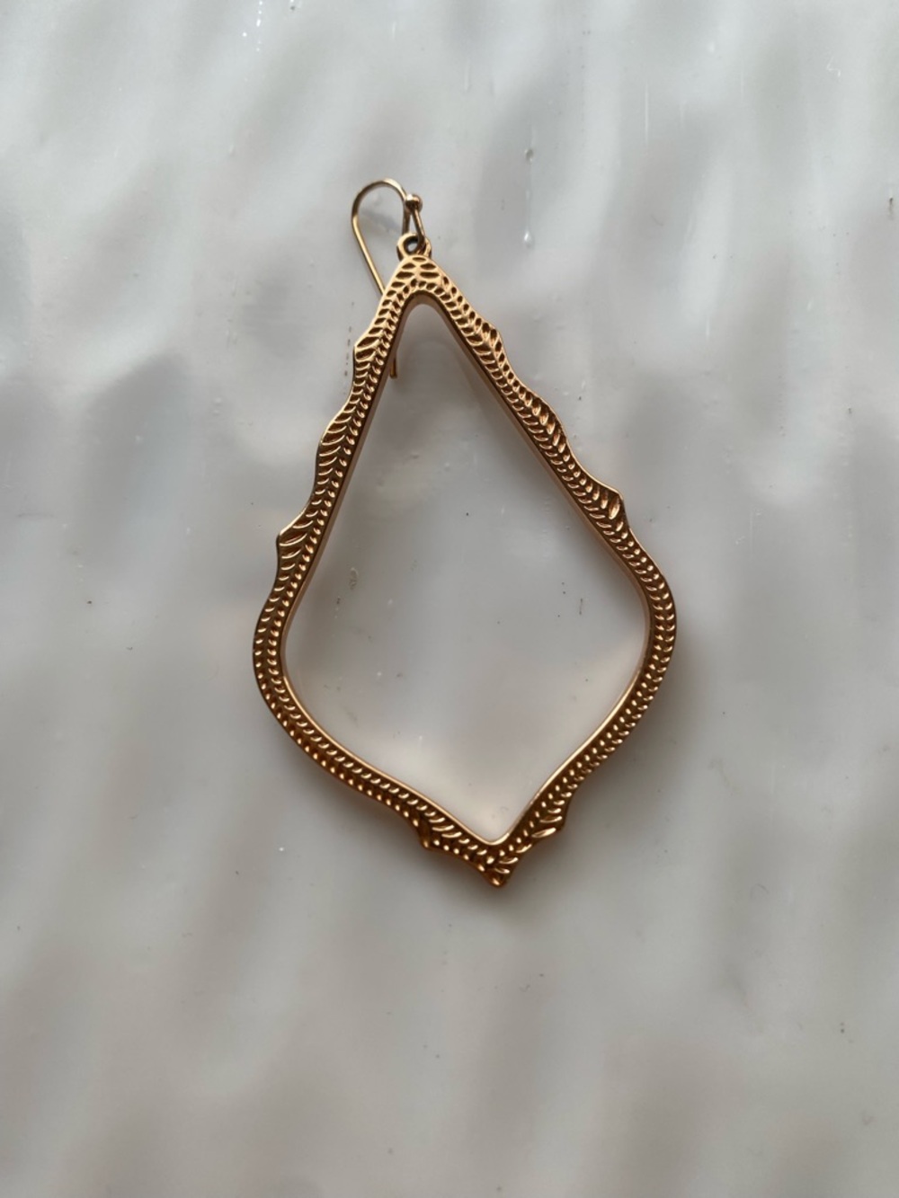 Kendra Scott SINGLE Rose Gold  Sophee Teardrop  Earring - Picture 5 of 5